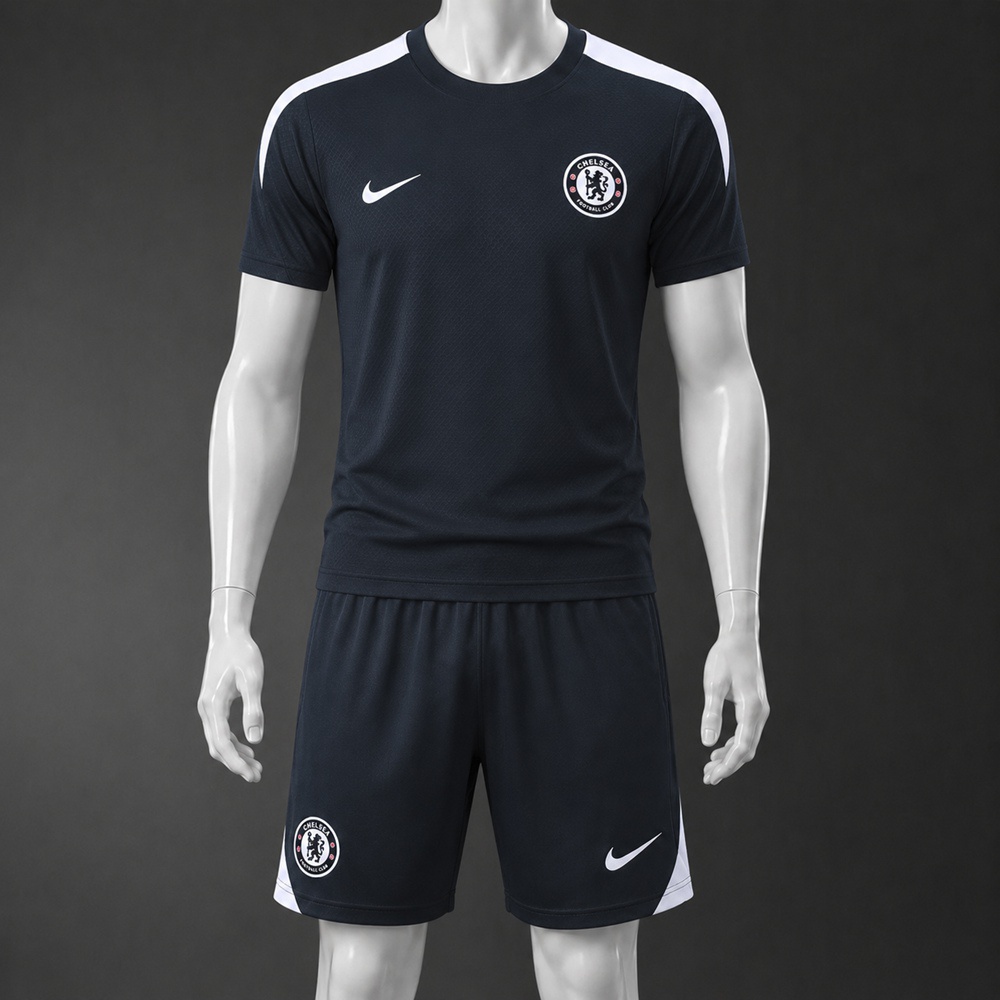 Chelsea 25/26 Black White Short Sleeve Short Set