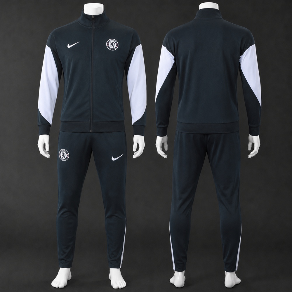 Chelsea 25/26 Black White Jacket Kit
