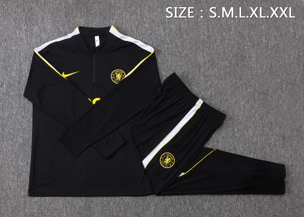 Chelsea 26/27 Black Half Zip Tracksuit Foto 2