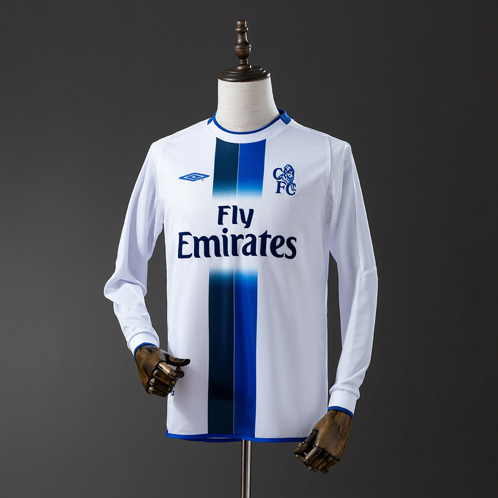 Chelsea 03/05 Away Long Sleeve Retro Jersey