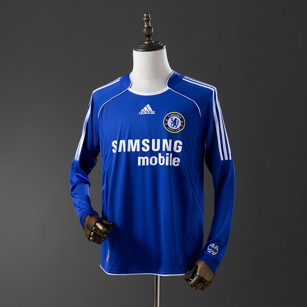 Chelsea 06/07 Home Long Sleeve Retro Jersey
