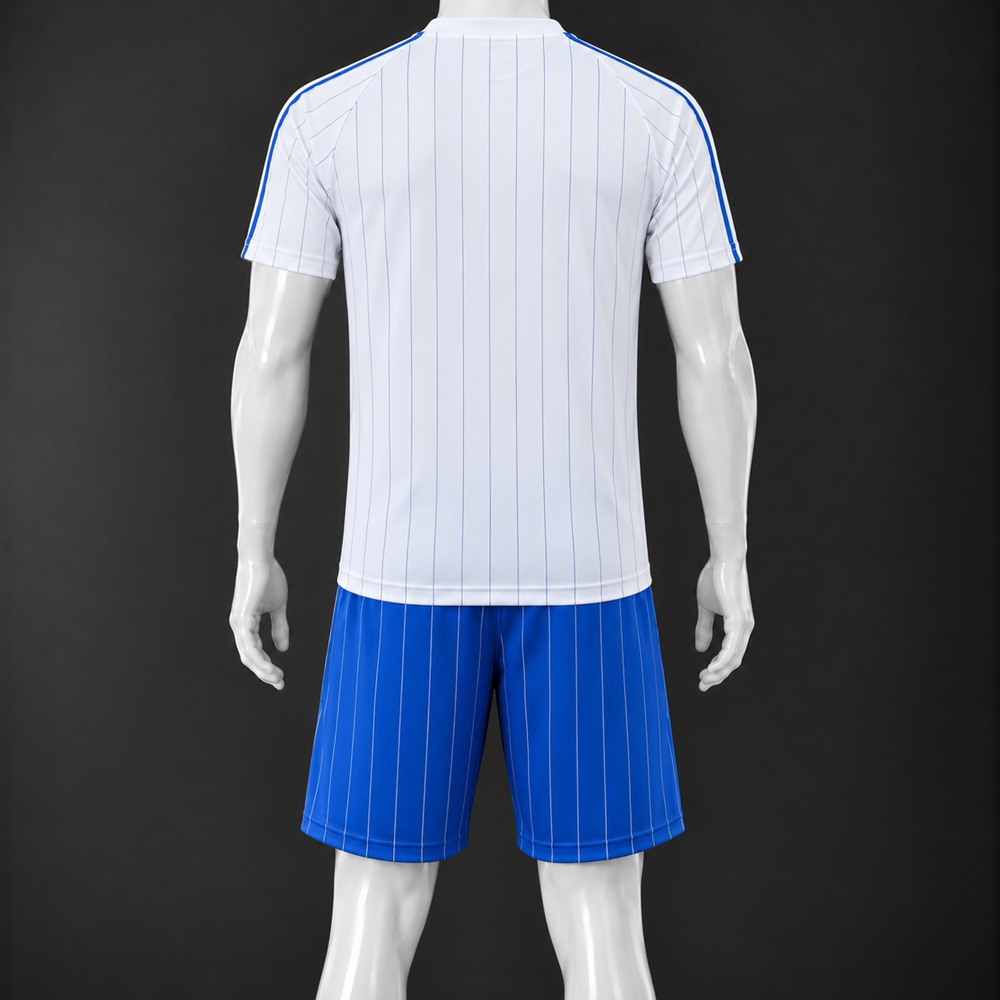 Chelsea 26/27 White Blue Short-Sleeve Shorts Set Foto 2