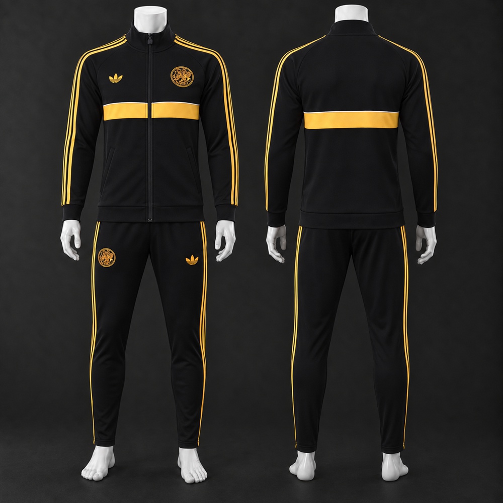 Chelsea 26/27 Black Gold Jacket Kit