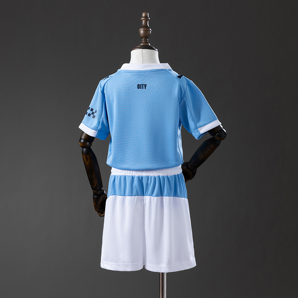 Manchester City 25/26 Home Full kids kit Jersey Foto 2