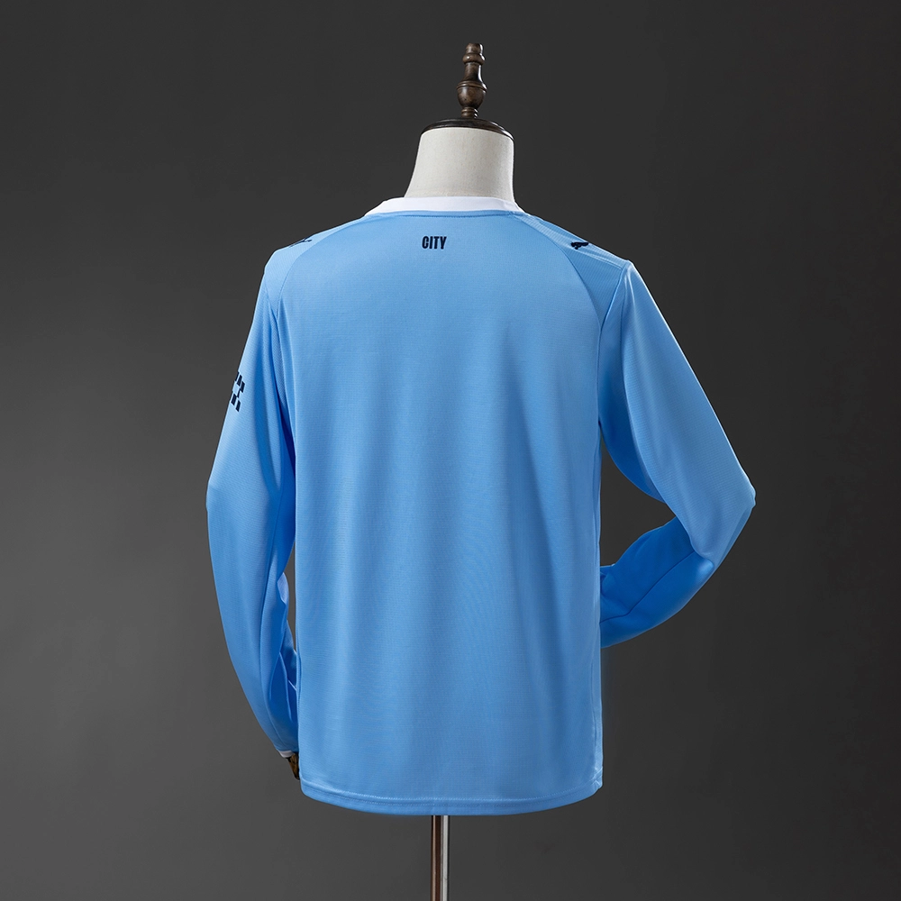 Manchester City 25/26 Home Long Sleeve Jersey Foto 2