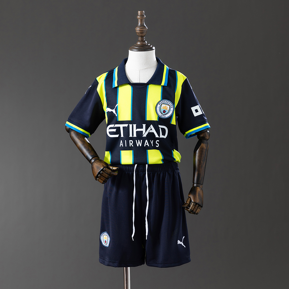 Manchester City 24/25 Away Full kids kit Jersey