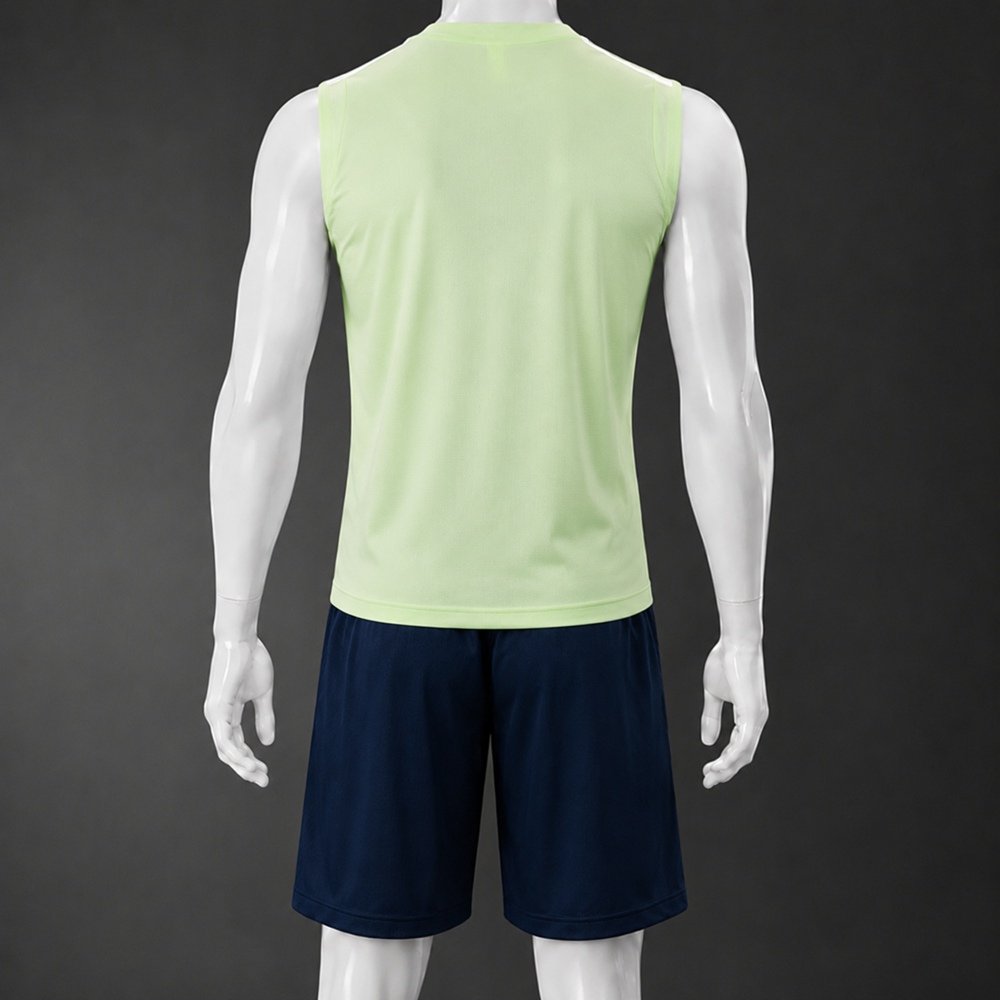 Manchester City 25/26  Light Green Navy Training Vest kit Foto 2