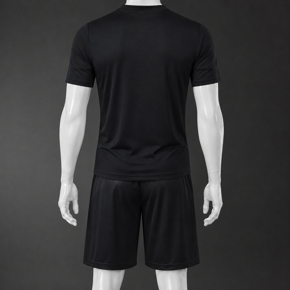 Manchester City 25/26 Black Short Sleeve Short Set Foto 2