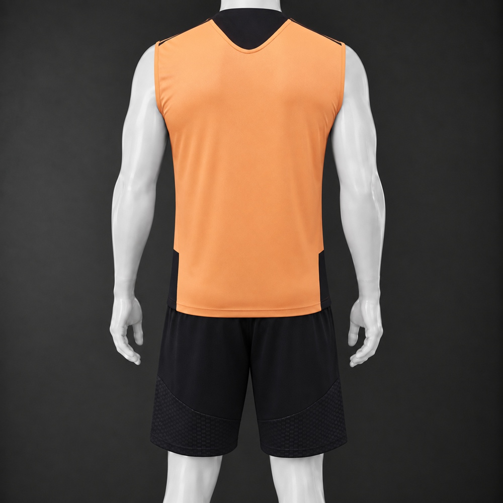 Arsenal 26/27 Peach Orange Black Training Vest Kit Foto 2