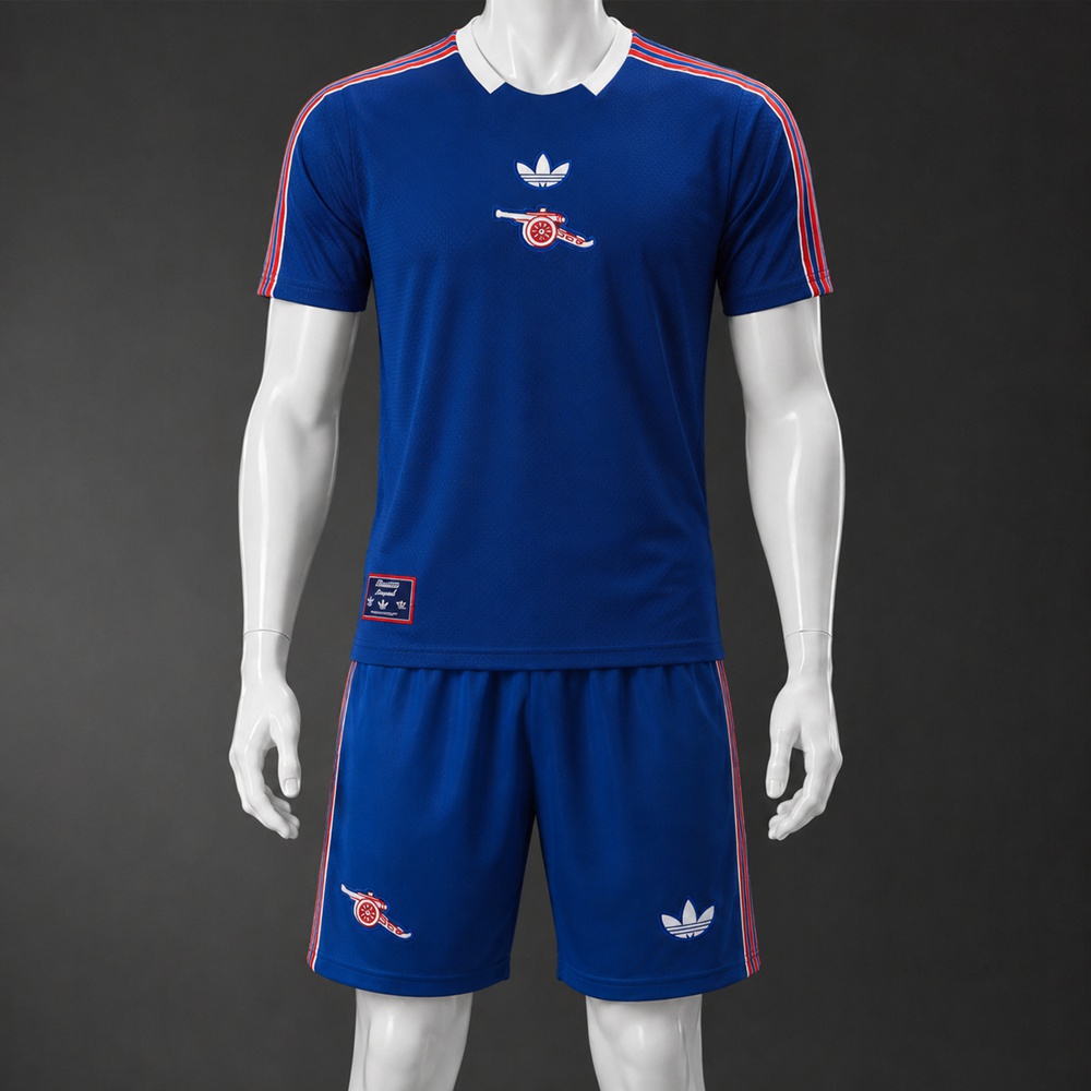Arsenal 25/26 Blue White Short Sleeve Short Set