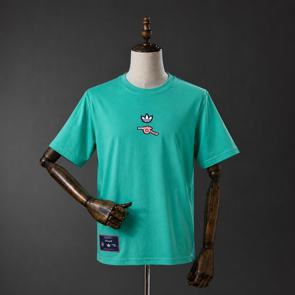 Arsenal Cyan Originals Retro Style Casual Shirt