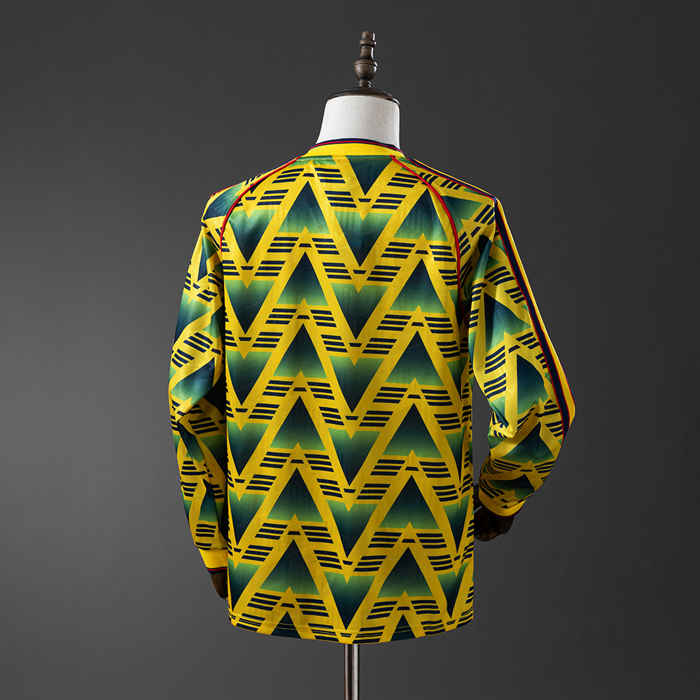 Arsenal 91/93 Away Long Sleeve Retro Jersey Foto 2