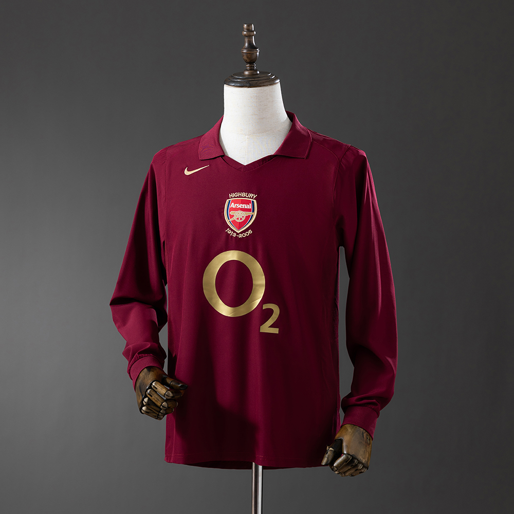 Arsenal 05/06 Home Long Sleeve Retro Jersey