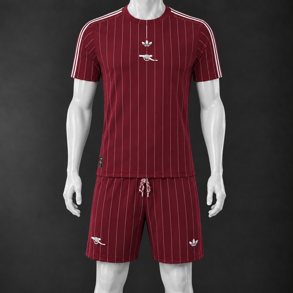 Arsenal 26/27 Burgundy Short-Sleeve Shorts Set