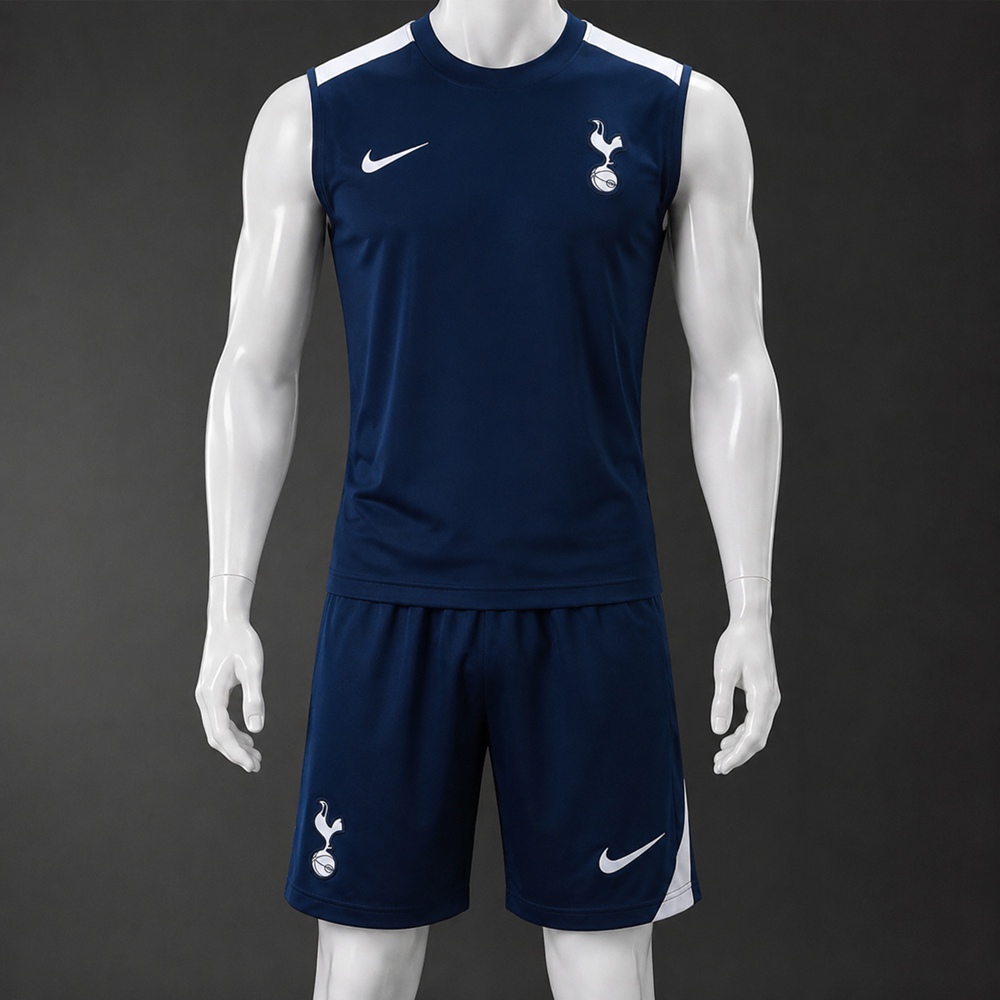 Tottenham 25/26 Navy White Training Vest kit