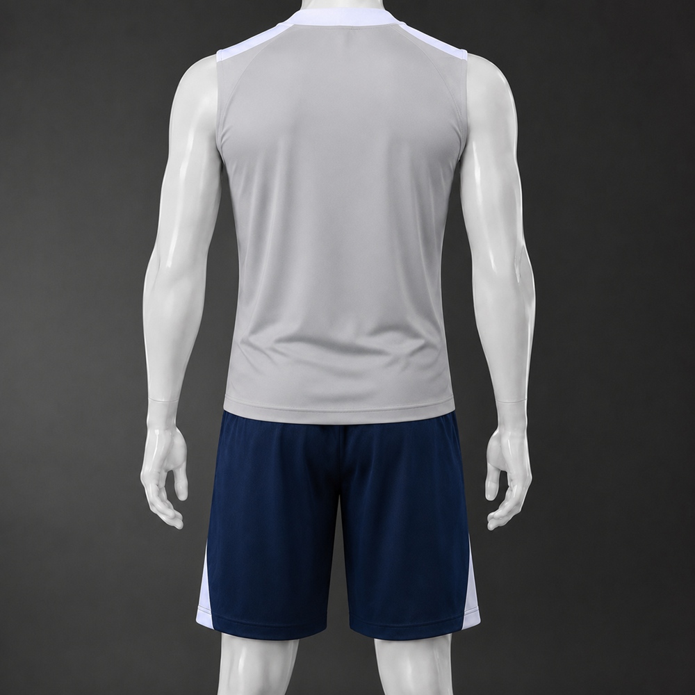 Tottenham 25/26 Gray Navy Training Vest kit Foto 2
