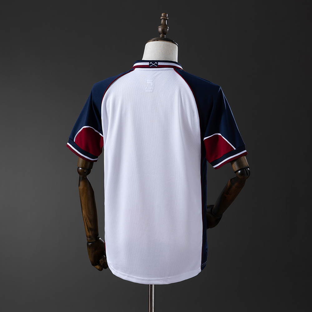 West Ham United 99/01 Away Retro Jersey Foto 2