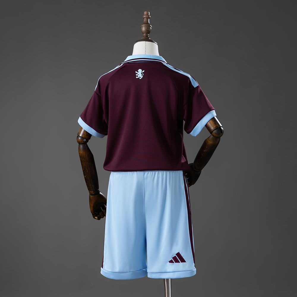 Aston Villa 26/27 Home Kids Kit Jersey Foto 2