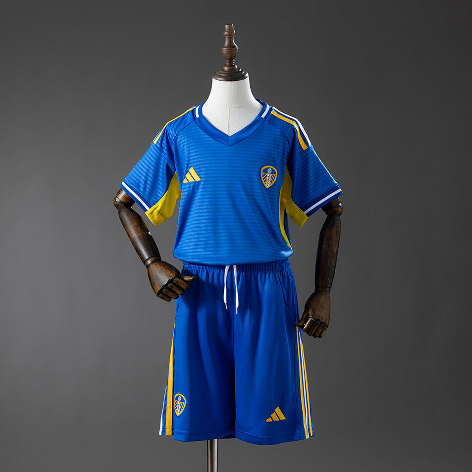 Leeds United 25/26 Away Kids Kit Jersey