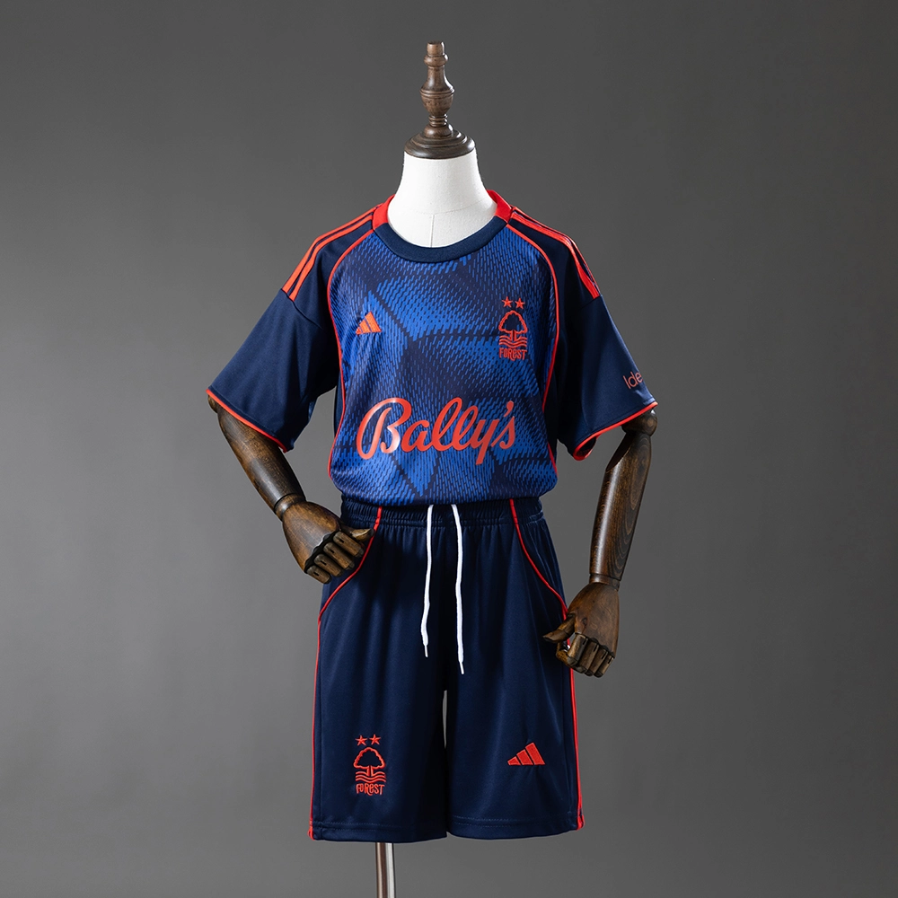Nottingham Forest 25/26 Full kids kit Third Jersey