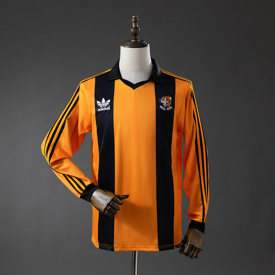 Hull City 81/82 Home Long Sleeve Retro Jersey S-XXL