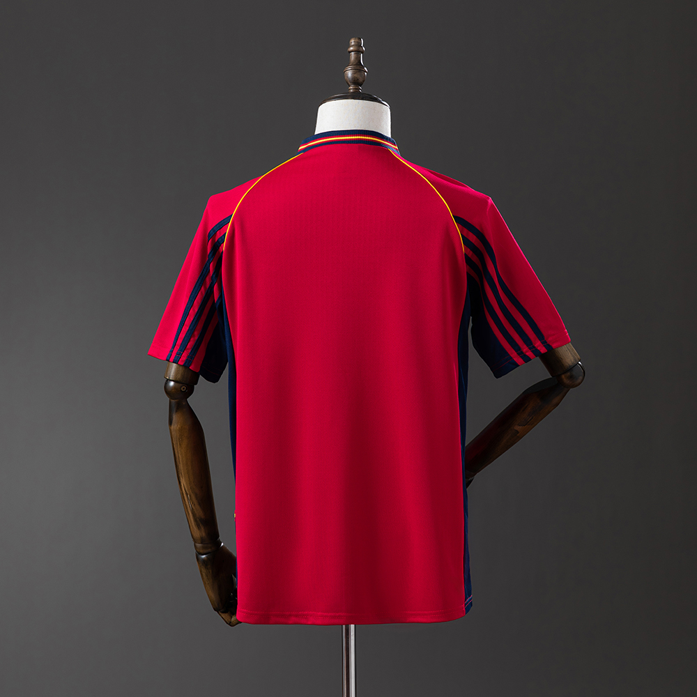 Spain 1998 Home Retro Jersey Foto 2