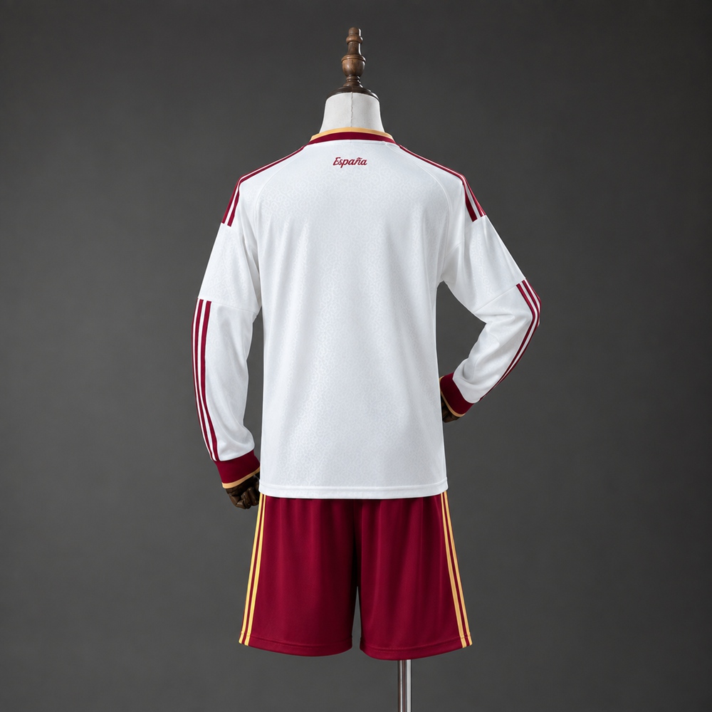 Spain 2026 Away Long-Sleeve Kids Kit Foto 2