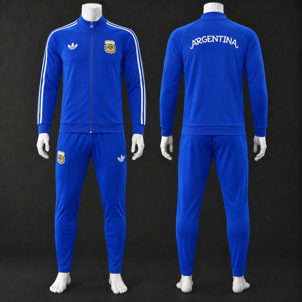 Argentina 26/27 Royal Blue White Jacket Kit