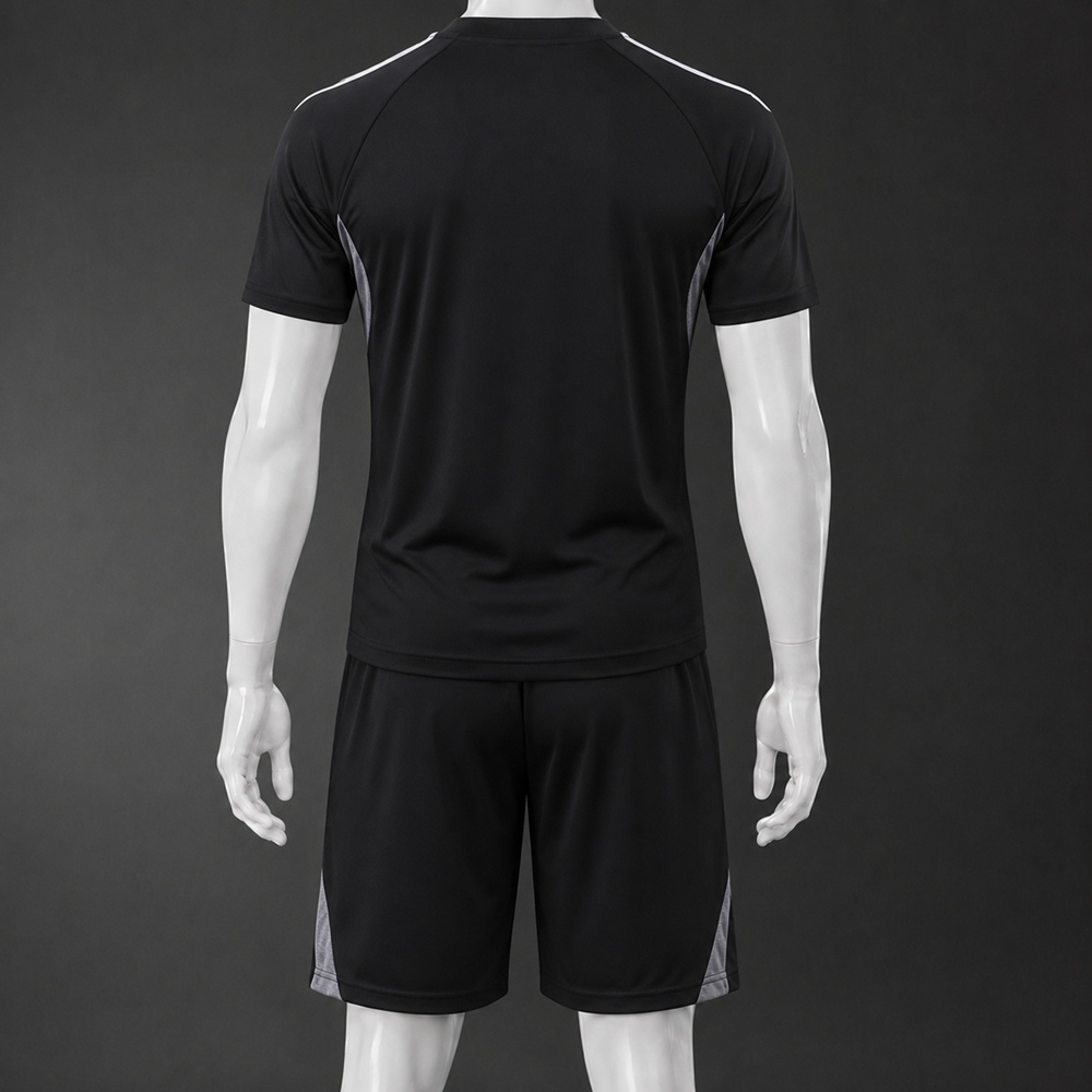 Argentina 25/26 Black Short Sleeve Short Set Foto 2