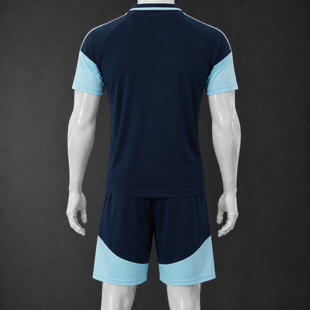 Argentina 26/27 Navy Light Blue Polo Short Sleeve Short Set Foto 2