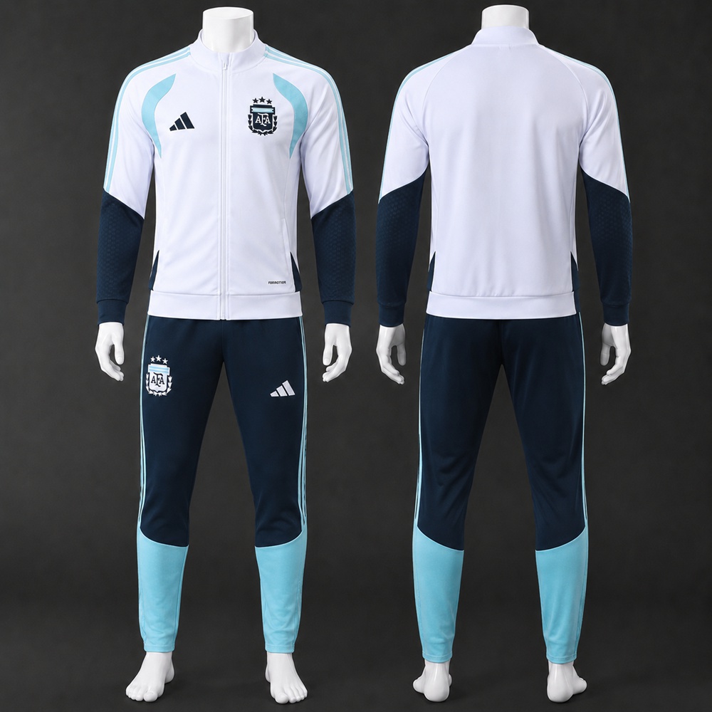 Argentina 26/27 White Navy Jacket Kit