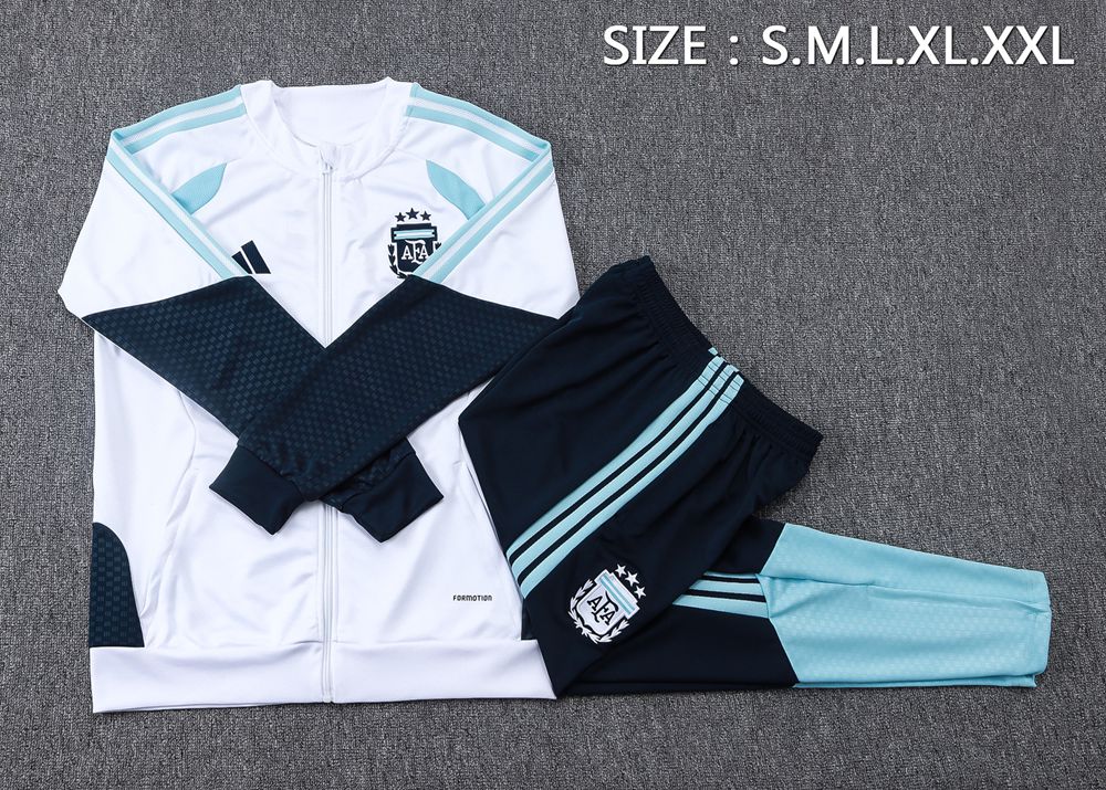 Argentina 26/27 White Navy Jacket Kit Foto 2