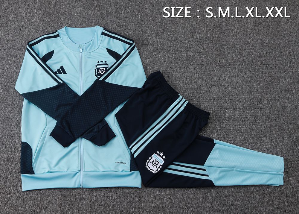 Argentina 26/27 Sky Blue and Navy Jacket Kit Foto 2
