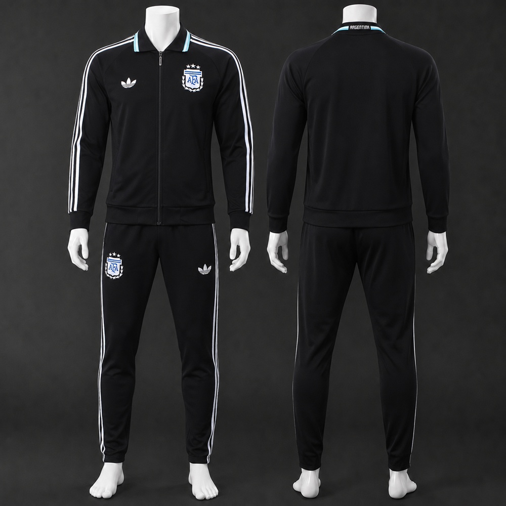 Argentina 26/27 Black Jacket Kit