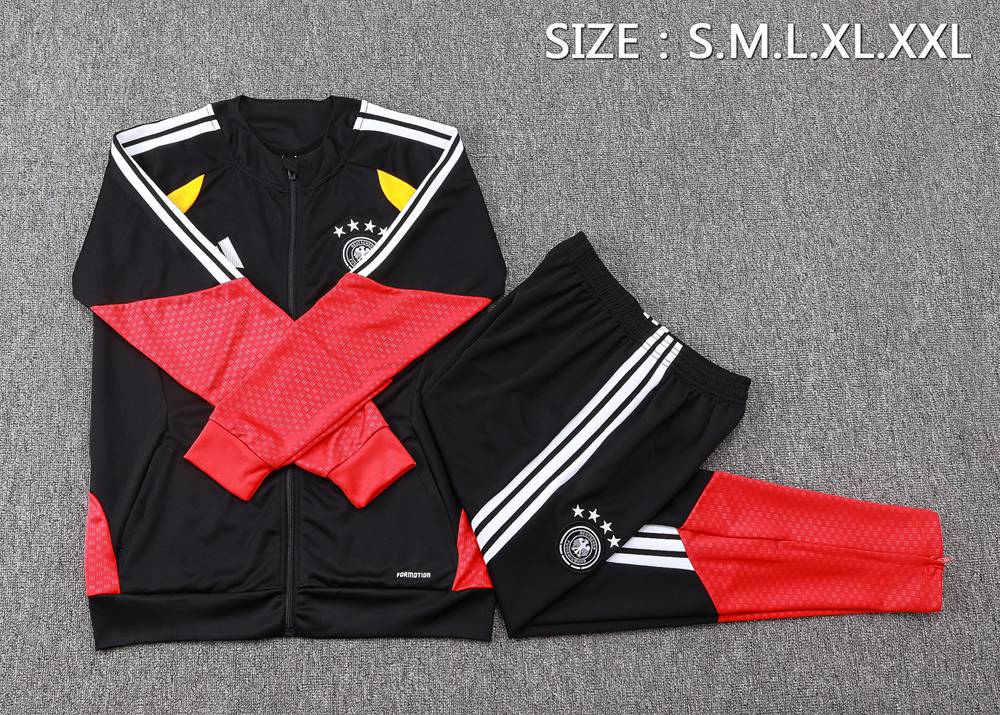 Germany 26/27 Black, Red & Yellow Jacket Kit Foto 2