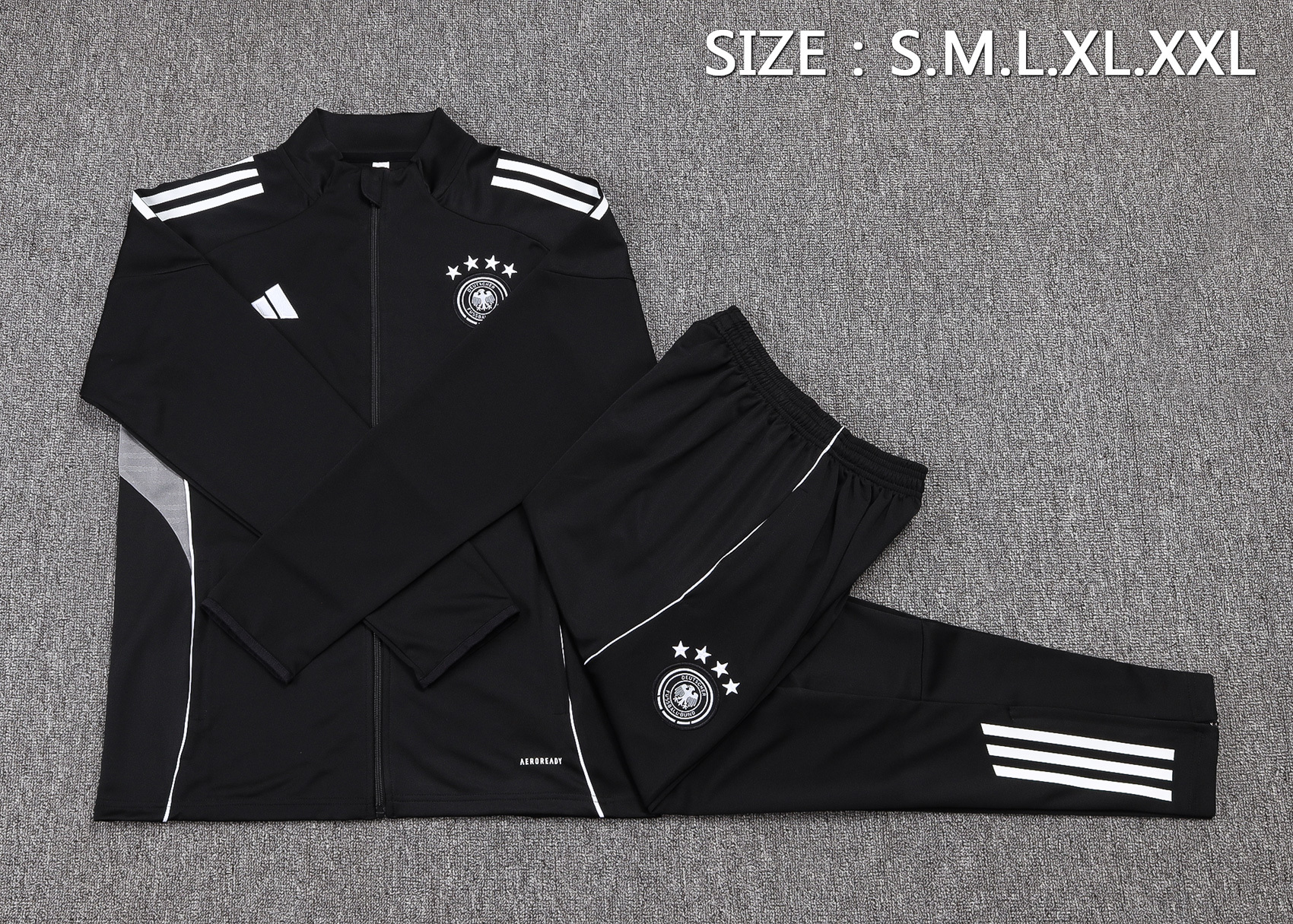 Germany 25/26 Adult&Kids Black Training Jacket kit Foto 2