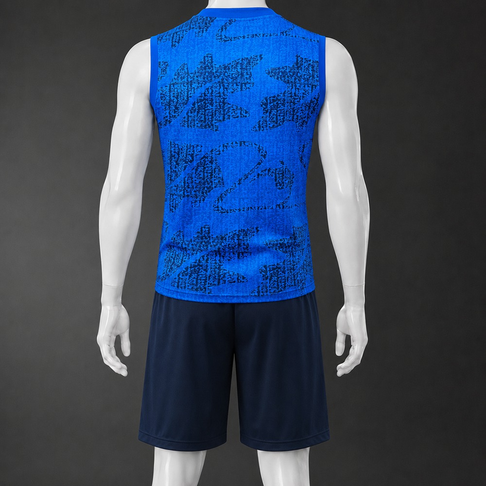 France 2526 Blue Dark Navy Training Vest kit Foto 2