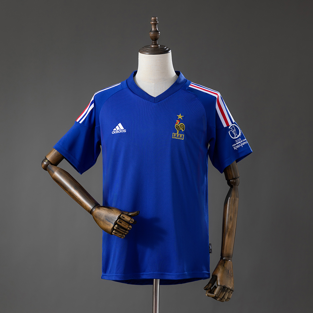 France 2002 Home Retro Jersey S-XXL