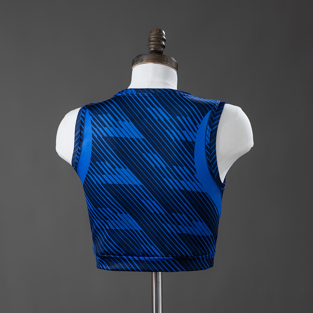 France 2026 Home Women's Crop Top Style Vest Foto 2