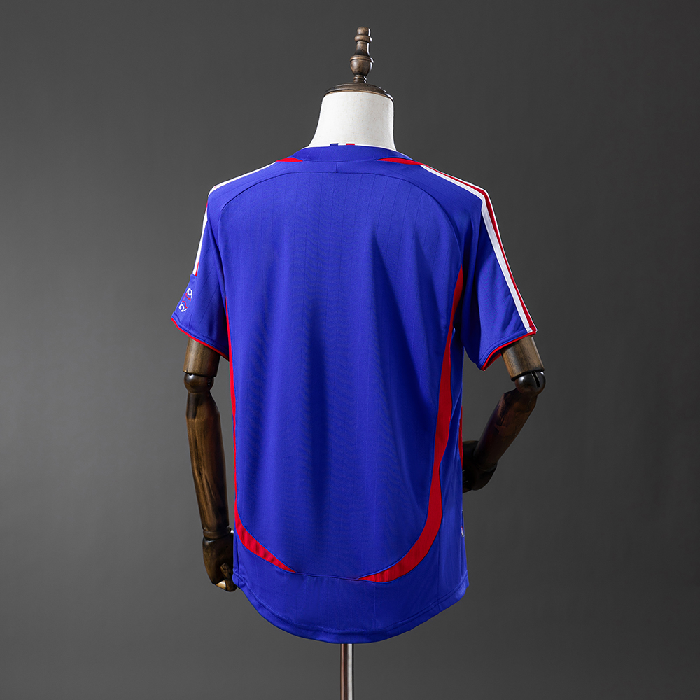 France 2006 Home Retro Jersey Foto 2