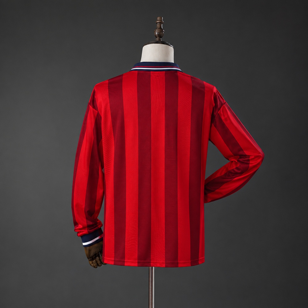 England 1998 Away Long-Sleeves Retro Jersey Foto 2