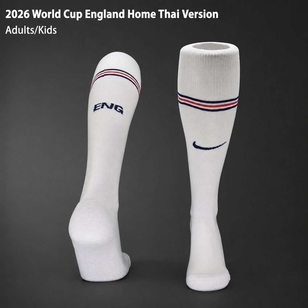 England 2026 World Cup Home Thai Version Adults-Kids White1