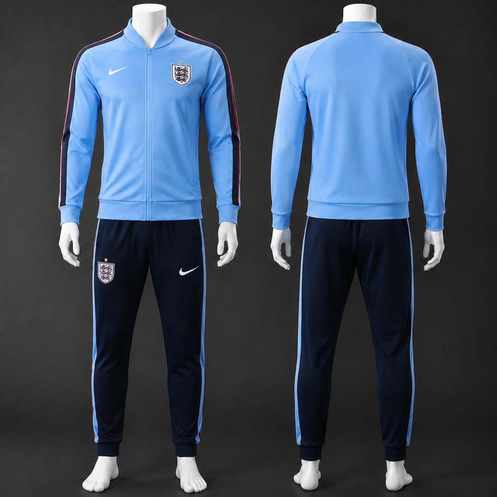 England 26/27 LightBlue Navy  Jacket Kit