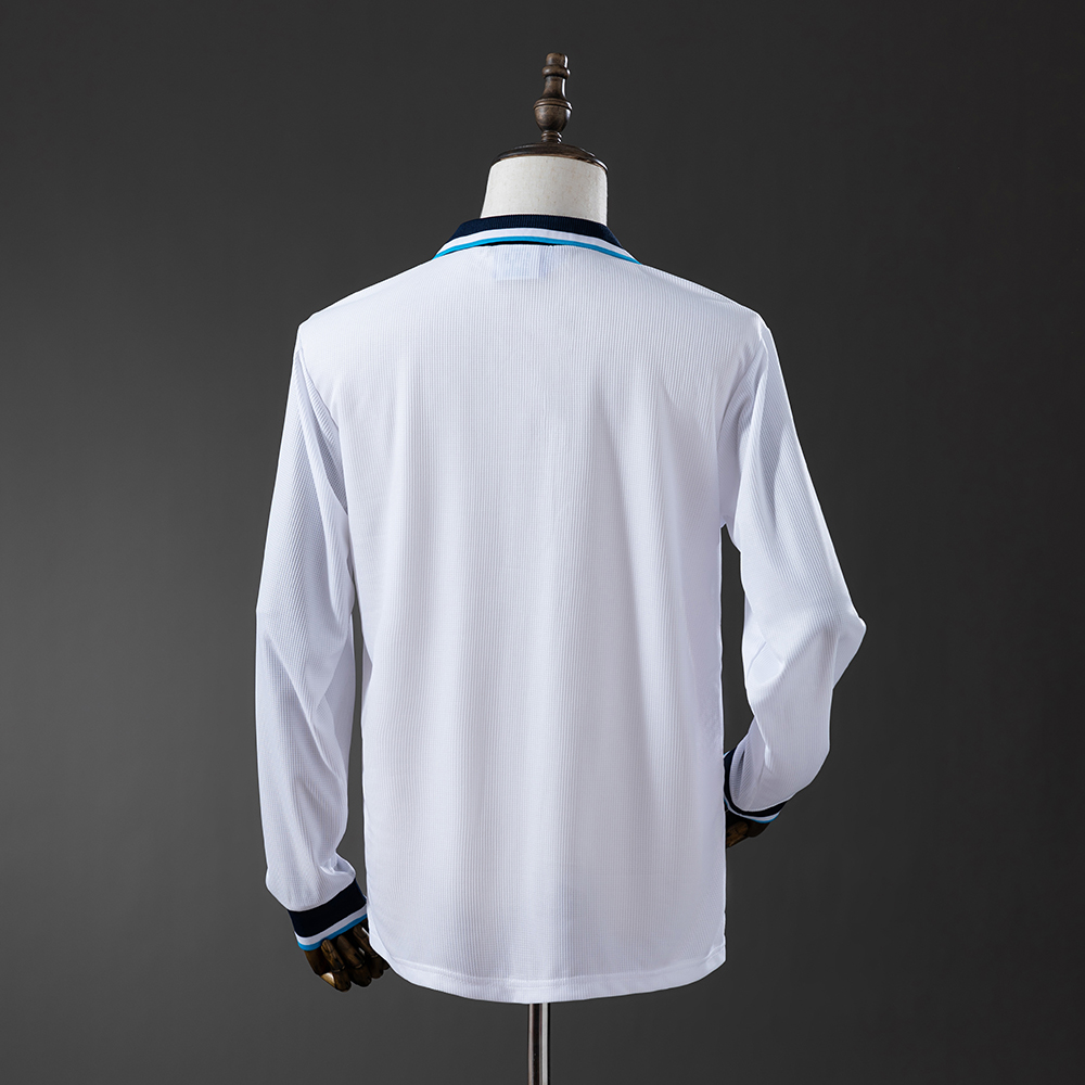 England 1996 Home Long Sleeve Retro Jersey Foto 2