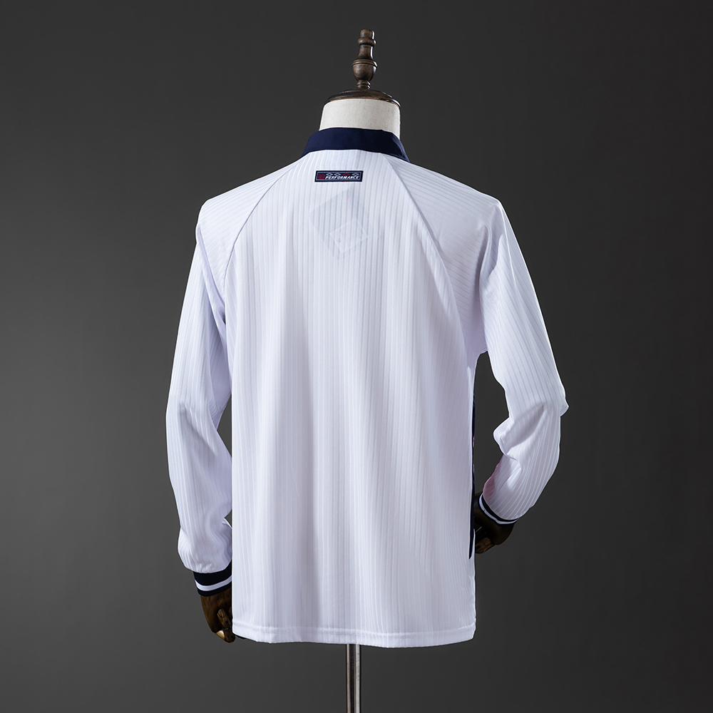 England 1998 Home Long Sleeve Retro Jersey Foto 2