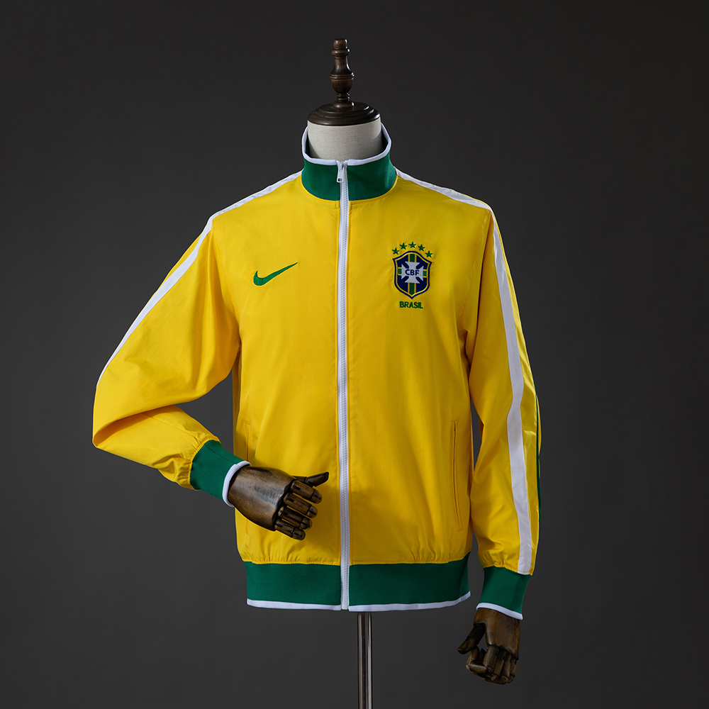 Brazil Sportswear Jacket Coat Windbreaker