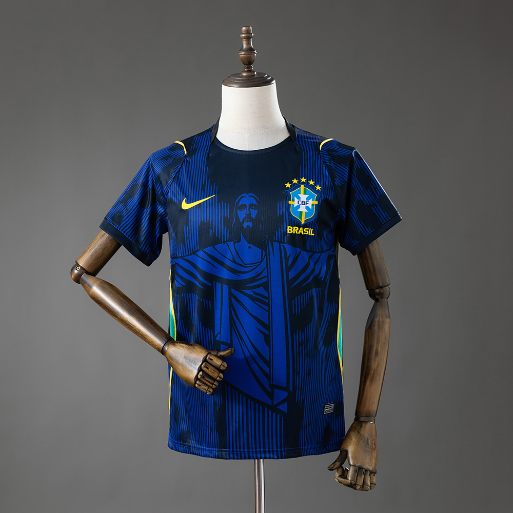 Brazil 2026 Jesus Edition - Blue Jersey