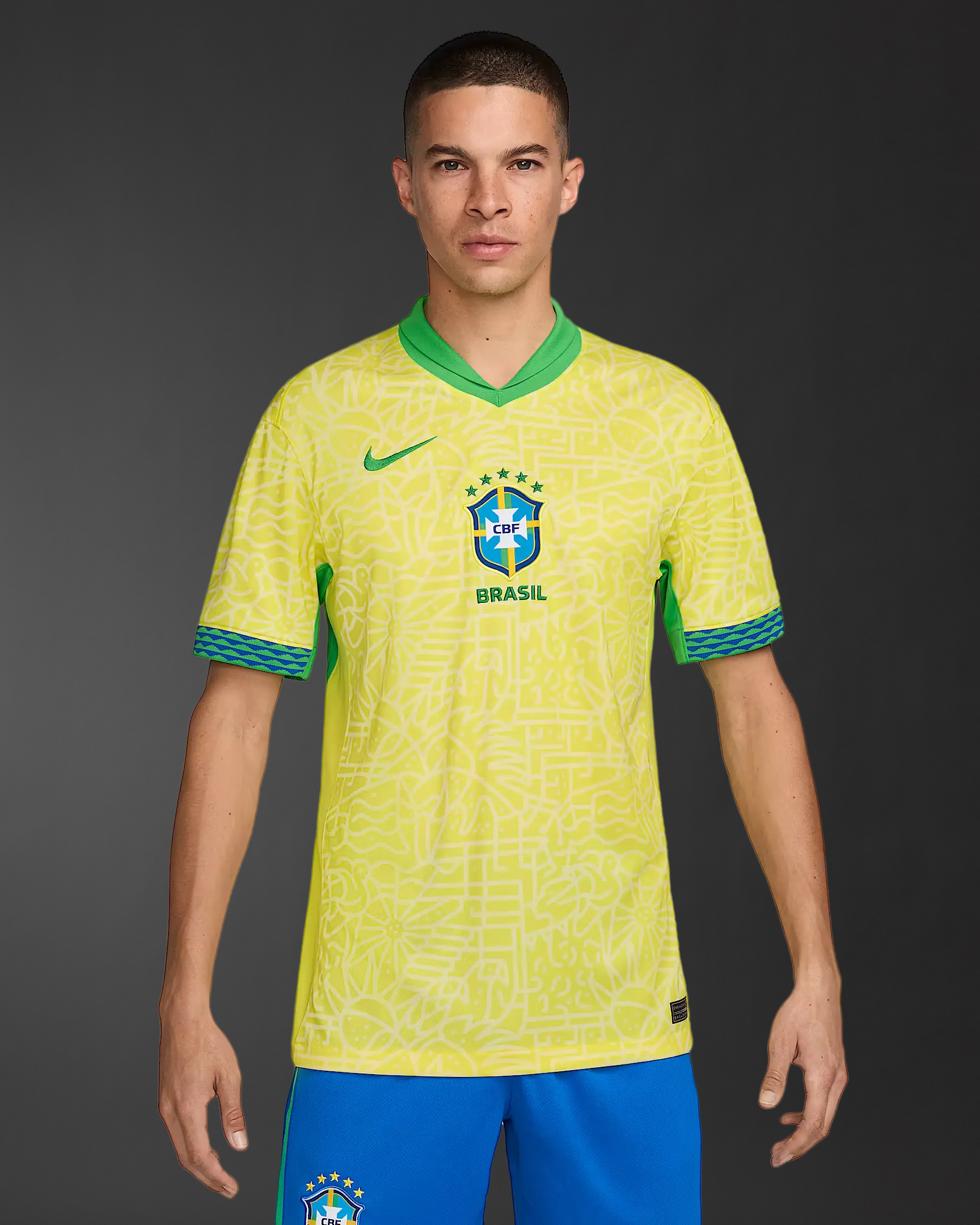 Brazil 2024 Stadium Home Jersey