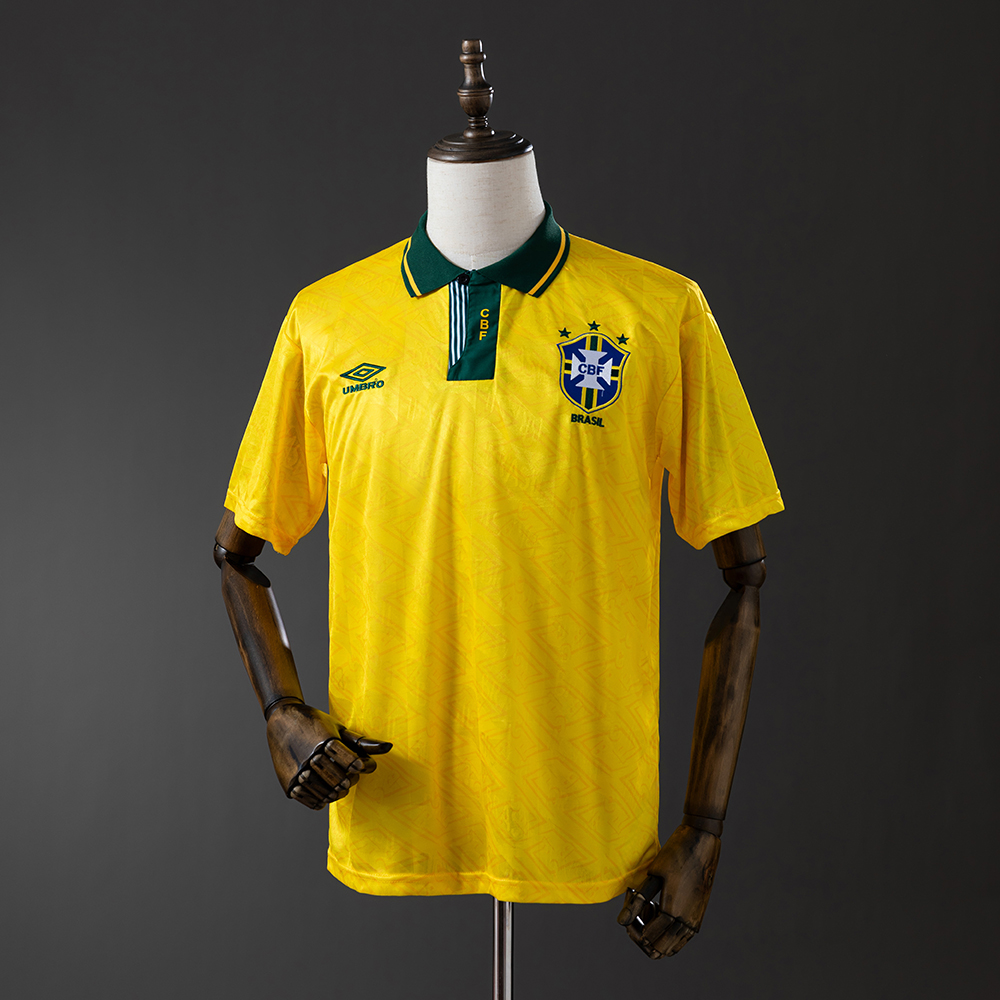Brazil 91/93 Home Retro Jersey
