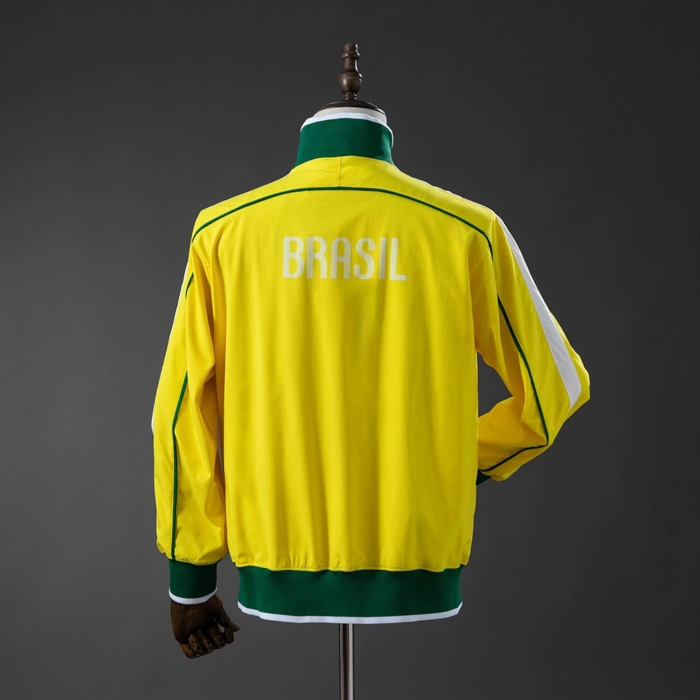 Brazil 10/11 Retro Windbreaker Yellow Foto 2